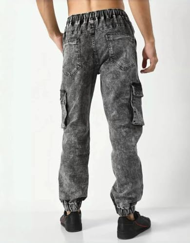 Cargo Jeans for Men Wide Leg Loose Fit Baggy Jeans Y2K Streetwear Fashion Comfrot Casual Cargo Pants3