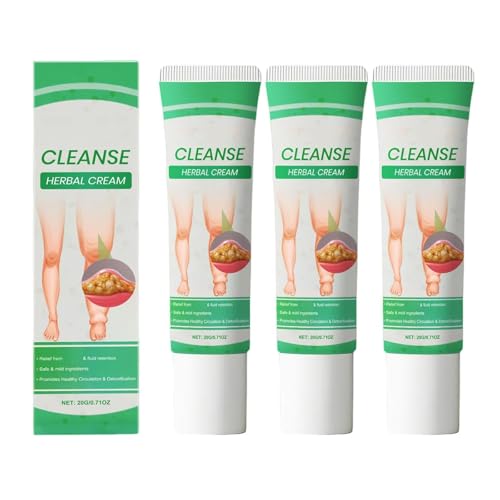 Crème pour les jambes hydratante anti-gonflement lot de 3 pièces