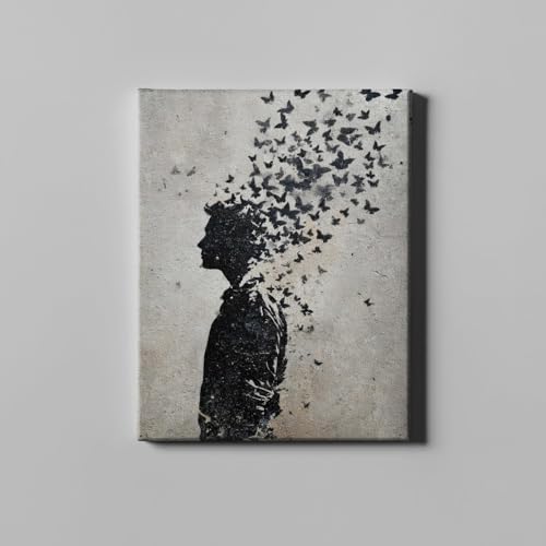 Papillons Transformation Spiffing Prints Medium Toile de galerie pour salon
