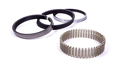JE Pistons JE PistonsJE Piston Rings, Sportsman Series, 4.500 in Bore, File Fit, 1/16 x 1/16 x 3/16 in Thick, Standard Tension, Ductile Iron, Plasma Moly, 8-Cylinder, Kit