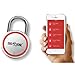 Price comparison product image Dog & Bone Locksmart DAB-LS001 Keyless Bluetooth Padlock, Stainless-Steel, Silver, 65x24x102 cm