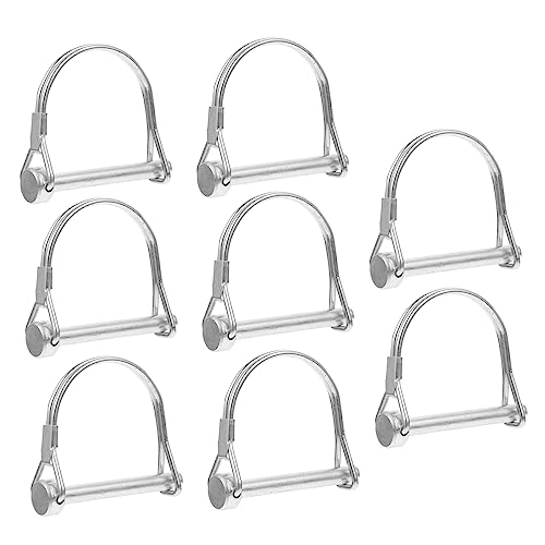 CIYODO 8pezzi Perni Di Bloccaggio Albero Perni Sgancio Rapido Di Posizionamento Durevoli Per Rimorchi Acciaio Al Carbonio Resistente Alla Facile Da Installare e Usare