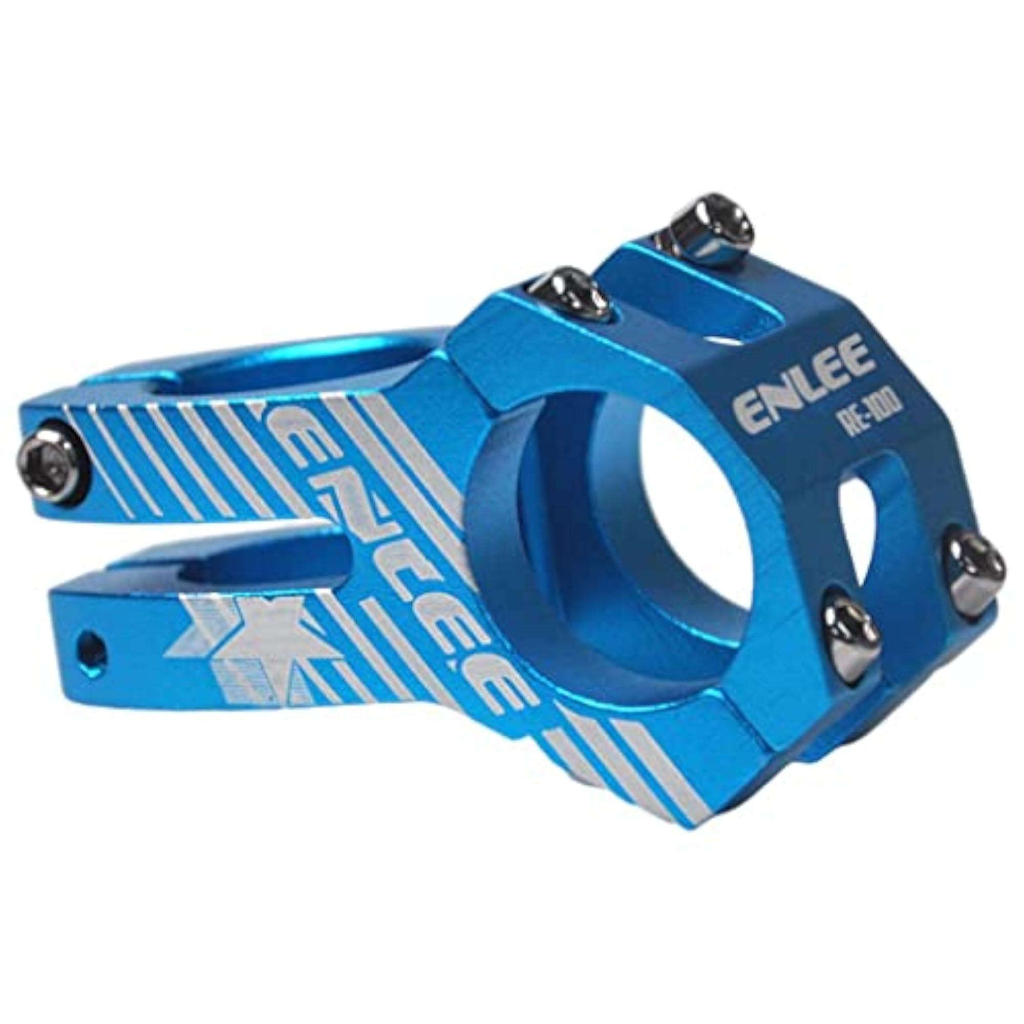 31.8Mm Mountain Bike Stem, High Strength, Blue