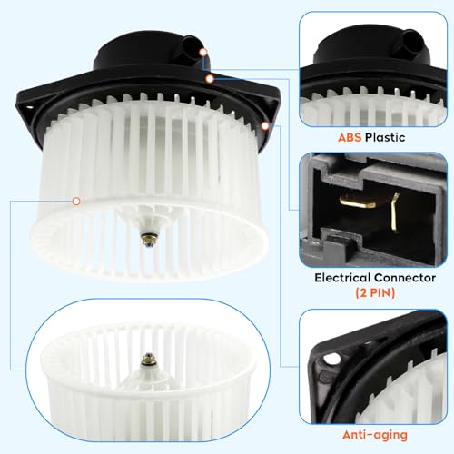 Image of HVAC Heater Blower Motor Assembly 700044 Fit for Nissan Pathfinder 1996-2004, for Nissan Maxima 1995-1999, for Infiniti QX4 1997-2003, for G20 1999-2002, for I30 1996-1999, Replaces NI3126103