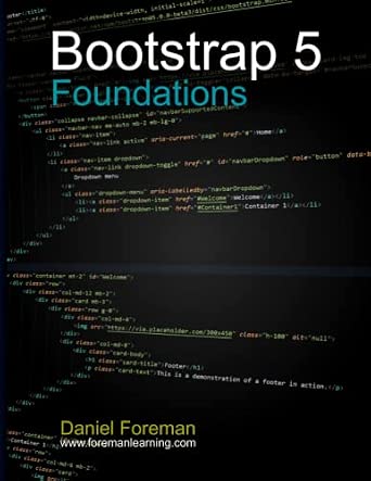Bootstrap 5 Foundations book cover