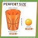 Maxdot 30 Pcs Basketball Party Game Set Include 22 Basketball Plastic Cups with 8 Balls 16 oz Reusable Plastic Cups for Adults Tailgate Game Birthday Party Supplies and Gifts