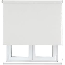 Estor 120X250 VIEWTEX | Estor Enrollable Opaco Térmico Blanco 120 X 250cm | Bloquea la Entrada de la luz | Fabricado en España | Garantia 5 años