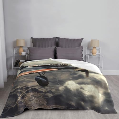 Couverture en molleton rétro idéale pour des soirées cocooning - 7