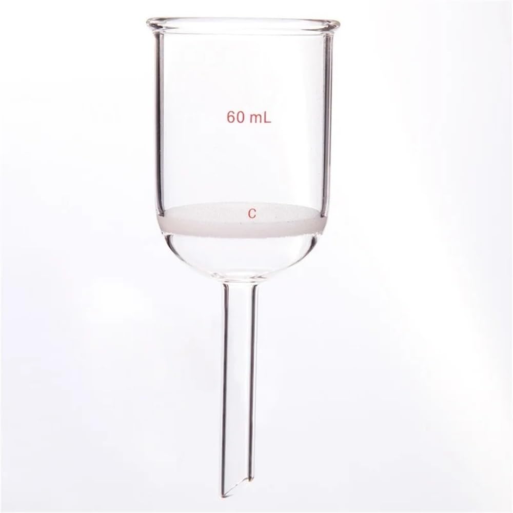 Vetreria da laboratorio Imbuto filtrante 30-150 ml con piastra di sabbia in vetro borosilicato F60(F604060X)
