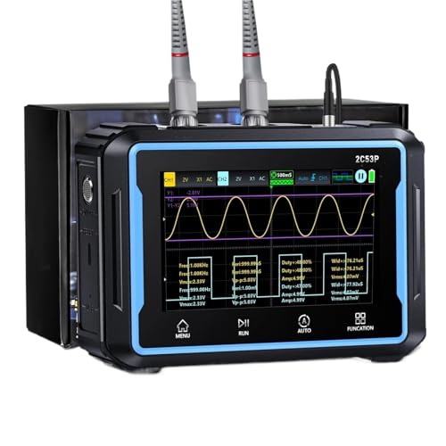 �I�V���X�R�[�v�}���`���[�^�A 2C53P 3in1 �n���h�w���h �I�V���X�R�[�v �}���`���[�^�[ �M�������� 2�`�����l�� 50MHz�ш敝 250MSa/s �T���v�����O���[�g