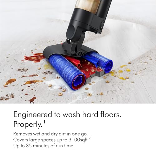 Dyson WashG1 Wet Floor Cleaner|Powerful wet & dry cleaning in one go|2 Yr Warranty incl accidental damage protection|Self-cleaning cycle|Washes with clean water everytime|1L bin,35 mins runtime view 2