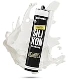 SCRINTEC® Sanitär Silikon Manhattan (310 ml) – Premium Dichtstoff für Bad & Küche – Wasserfest, langlebig & schimmelresistent – Perfekt für Fugen – in recycelter Kartusche – Made in Germany