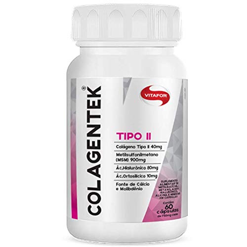 Kit 2 Colágeno Tipo 2 Colagentek Vitafor 60 capsulas