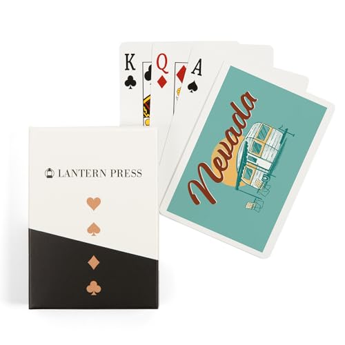 Lantern Press Nevada, Baraja Poker 52 Cartas Vintage