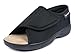 Produktbild Aerosoft Reha-Sandale Stretch 14 Damen Herren Klettverschluss Weite G-H rutschhemmend (Schwarz, 45)
