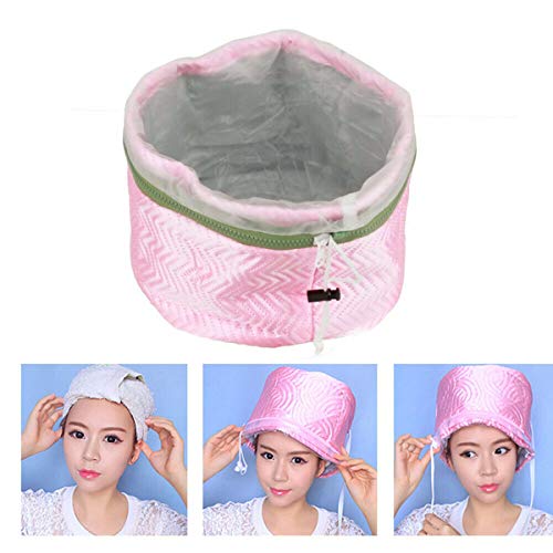 FAMKIT Electric Hair Steamer Cap Hair Nourishing Styling Thermal Treatment Hat 3 Temperature Adjustable