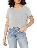 vineyard vines womens Short-sleeve Pop Stitch Surftee T Shirt, Light Gray Heather, X-Small US