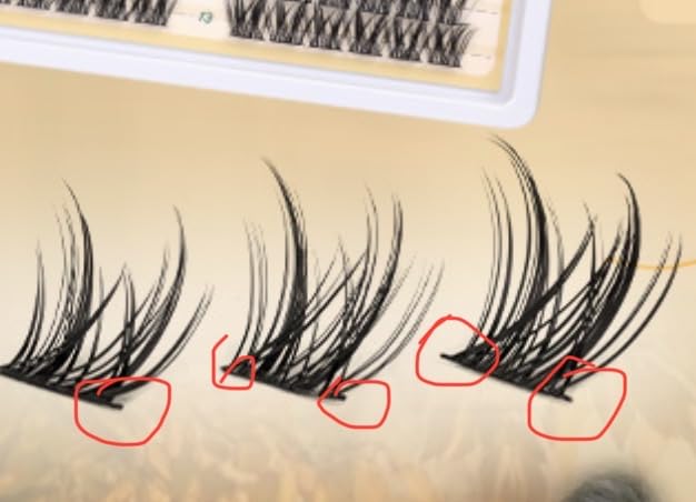 Ruairie Manga Lash Clusters Wispy Eyelash Clusters Natural 180pcs Individual Lashes Spiky Lashes Clusters C Curly Cluster Eyelash Extensions 11-13mm DIY at Home Eyelashes Clusters by Ruairie