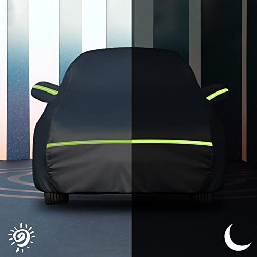 For Nissan Rogue Full Car Cover Waterproof All Weather, Outdoor Car Covers With Zipper And Soft Cotton Lining Windproof Heavy Duty Protection Compatible With 2008-2022 Nissan Rogue Suv #TOP6