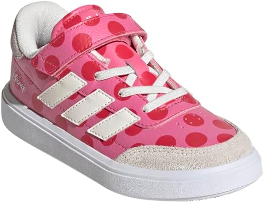 Adidas Unisex-Child Disney Minnie Mouse Courtblock Elastic Lace Sportswear Shoes (Little Kid) - Image 2