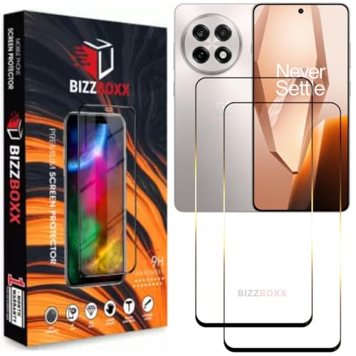 Image of Compatible With OnePlus 13R Tempered Glass Screen Protector Guard With Precise Edges - High Definition, Easy Install, Anti-Fingerprint Screen Guard (For One Plus 13R) - Pack of 2