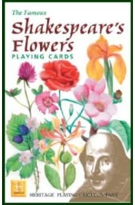 Heritage Playing Cards: Shakespeare's Flowers Playing Cards