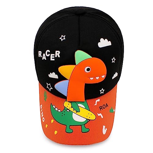 Image of VRITRAZ Unisex Kids Baseball Cap | Soft Cotton Adjustable Sun Hat for Boys & Girls | Casual Outdoor Summer Wear (4-12 Year)