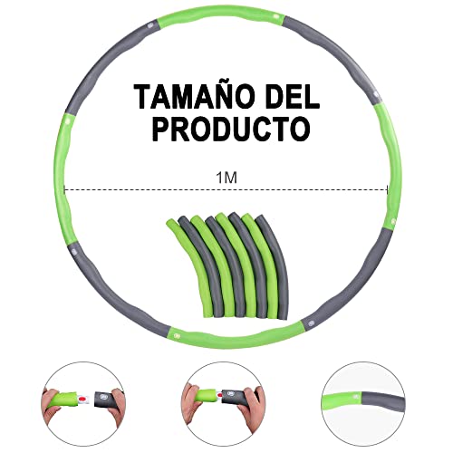 Hula hoop com Design Removível e Ajustáve, Bambolê, Bambolê Fitness, Bambolê para Emagrecer, Bambolê
