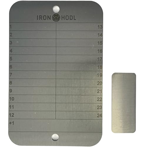 IRON HODL Steel Wallet Single Inkl. Testplatte - 24+1 Recovery Seed Phrase Metallplatte Cold Crypto Bitcoin Hardware Krypto Verwahren