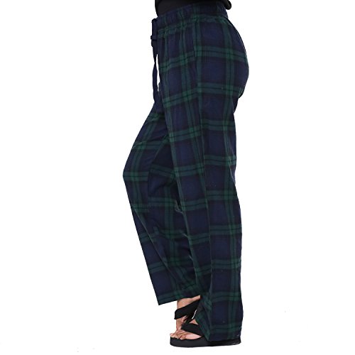 Image of Womens Multicolor Cotton Checkered Pyjama | Checks Pajama for women with Elastic & Drawstring Plus Size (S TO 8XL)