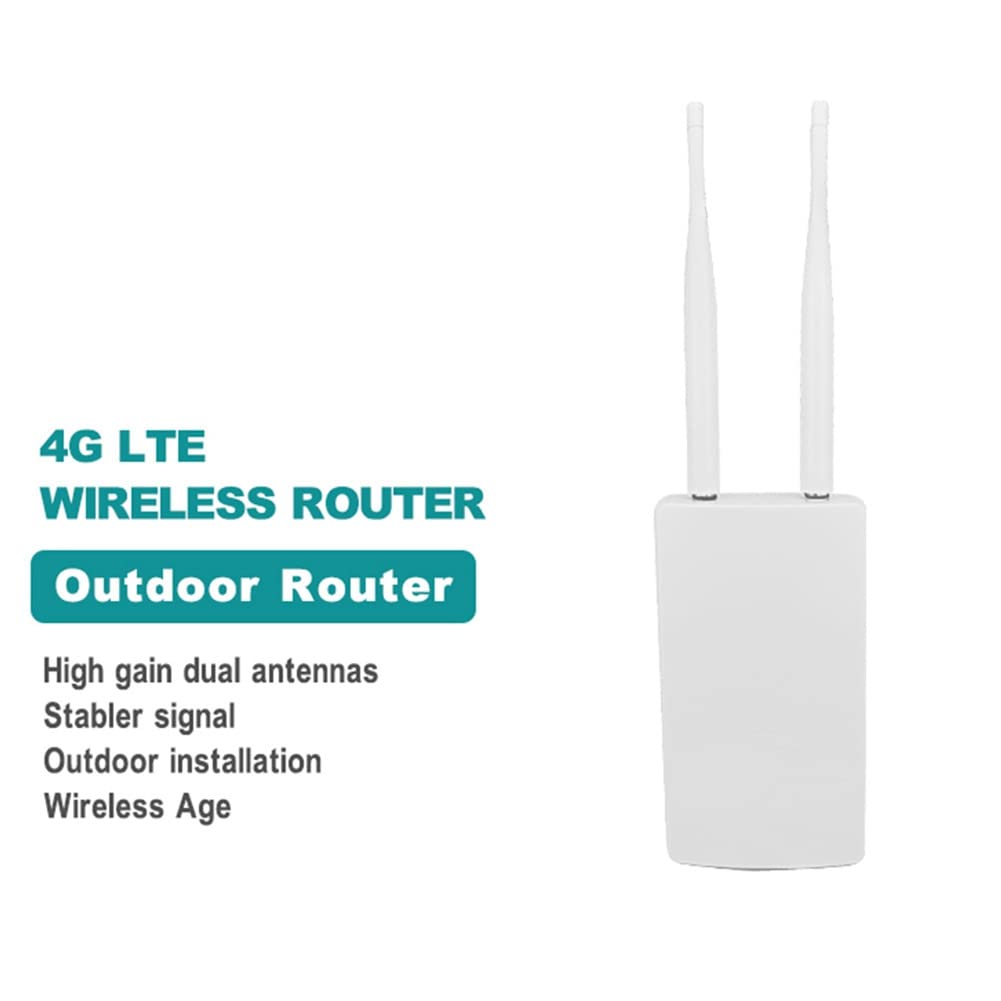 1 PC Poe Outdoor LTE Wi-Fi Hotspot Modem CPE A Banda Larga Router 3G USB 4G Ad Alta velocità con Slot per Scheda SIM Spina Europea