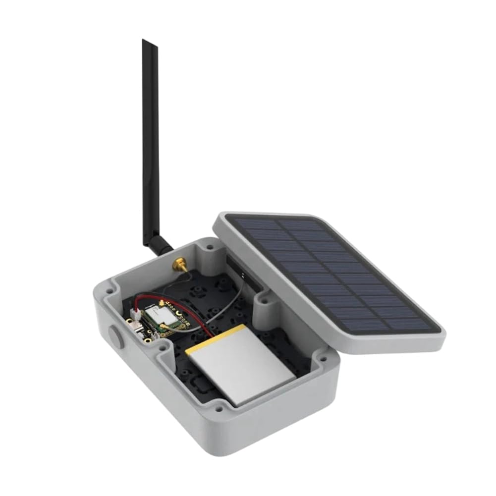 Répéteur Solaire Meshtastic Lora WisMesh Répéteur NRF52840 SX126 IP67 Étanche Basse Consommation Prend en Charge WiFi Bluetooth 900MHZ