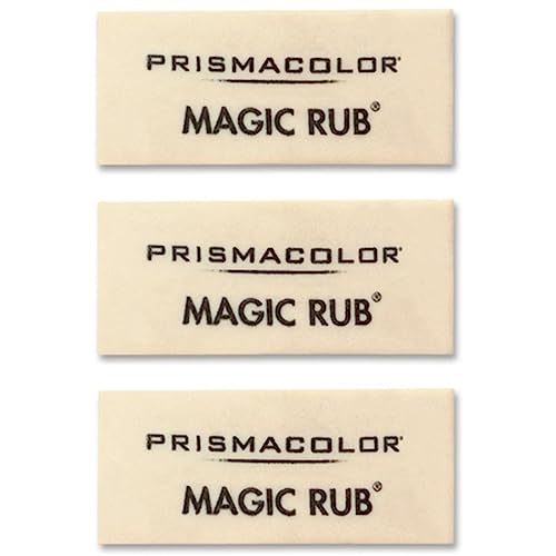 Prismacolor® Magic Rub® Vinyl Erasers, Beige, Pack Of 3
