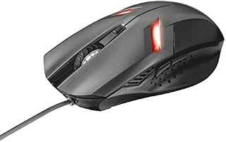 Trust Gaming 21512 Ziva Gaming Mouse, 800-2000 DPI, 6 Responsive Buttons - Black