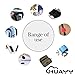 Huayueyun HUAYY 2 Inches Width 5 Yards Length,Sew on Hook and Loop Style,Non-Adhesive Nylon Strips Fabric,Black (2in x 5yd)