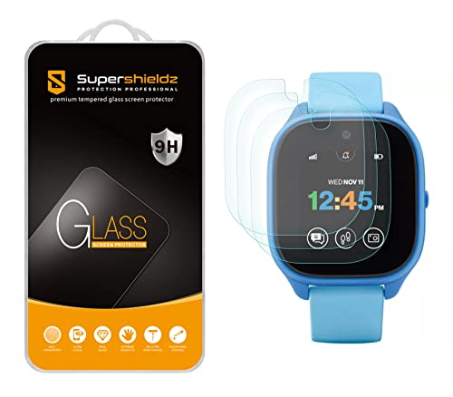Supershieldz (3 Pack) Designed for Verizon (Gizmo Watch 3) Tempered Glass Screen Protector Anti Scratch Bubble Free