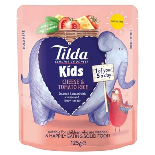 Riz pour tomates et fromage Tilda Kids sachet de riz cuit vapeur lot de 10