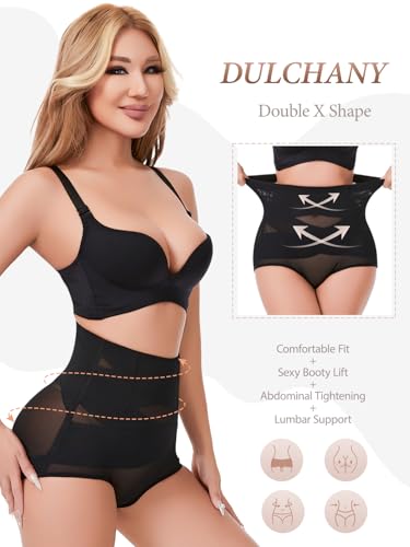 Dulchany Tummy Control Shapewear Panties for Women Body Shaper Seamless Underwear Panty Girdle2