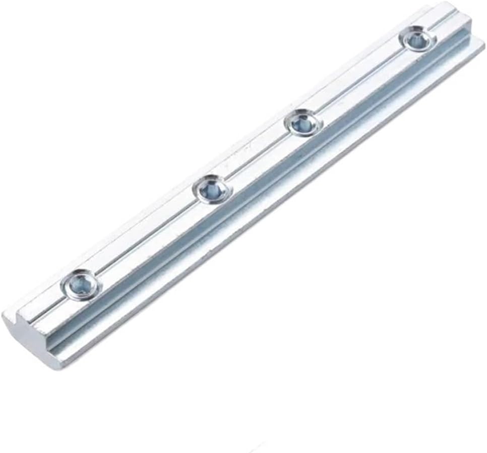 1pcs 2020 Aluminum Connector Bracket Fastener M5 M6 Screws for 20/30/40 Series EU Standard Aluminum Profile Straight Connectors(3030 M6 L180mm)