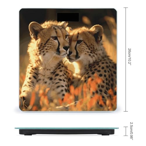 Báscula Digital de Baño Cheetah Love con Pantalla LCD miniatura 2