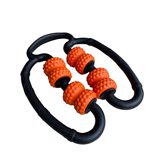 Sunflower Home Circle Hand held Foam Massage Roller Stick,Deep Tissue Massager for Myofascial