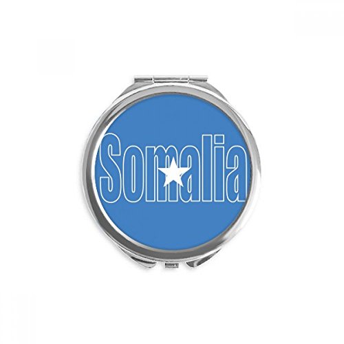 Miroir Somalie de poche rond pour retouches maquillage rapides au bureau