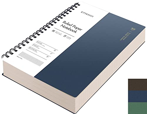 EMSHOI Caderno espiral A4 Caderno pautado universitário, 28,4 cm ...