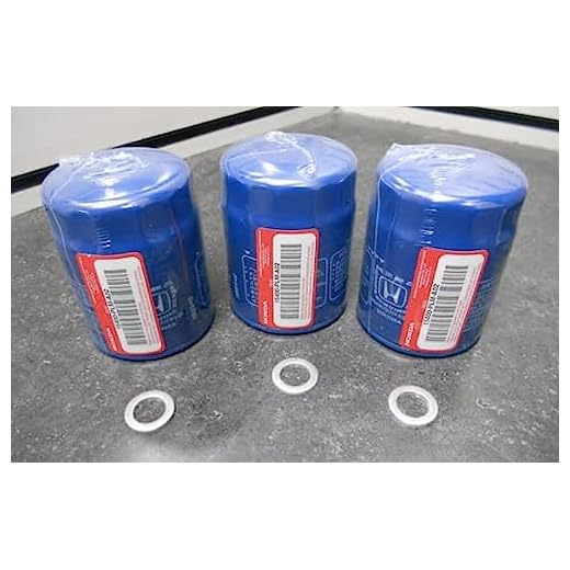 Genuine Honda / Acura Engine Oil Filter + Washers 15400-PLM-A02 - Set Of 3