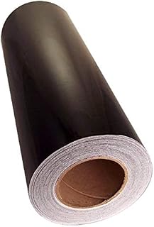 Styletech 498 Matte Black Permanent Adhesive Vinyl Roll 12" by 15 FEET-for Signs
