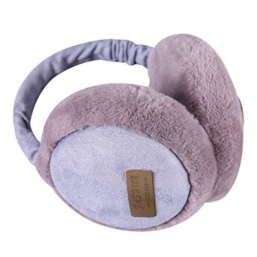 Atezch Foldable Ear Warmers/Ear Muffs, Windproof Fleece Earmuffs Winter Warm Ear Protection for Men Women & Kids