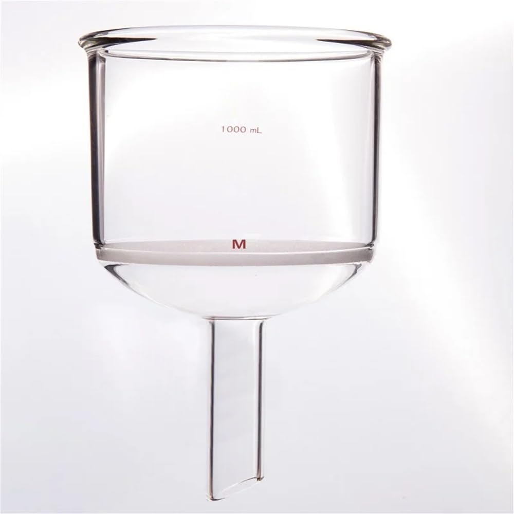 Vetreria da laboratorio Imbuto filtrante 350 ml-2000 ml con piastra di sabbia in vetro borosilicato F60(F609600M)