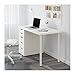 Ikea LINNMON Computer Table with Drawers, White 47 1/4x23 5/8