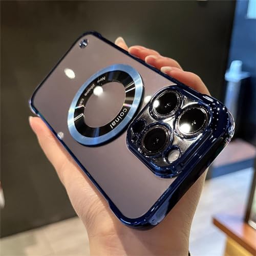 Coque magnétique iPhone 12 transparente idéale pour recharger son téléphone sans fil au bureau