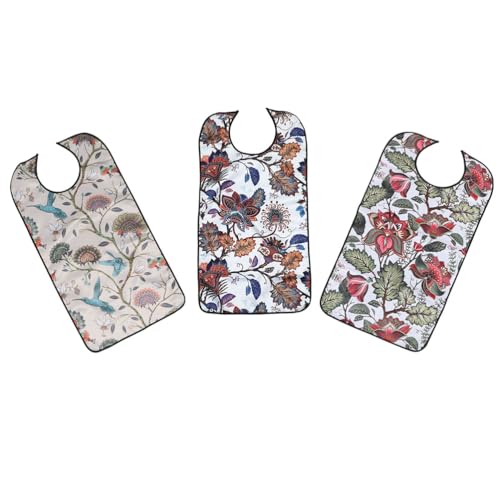 Baberos para adultos mayores impermeables ideales para mantener la ropa limpia durante la cena